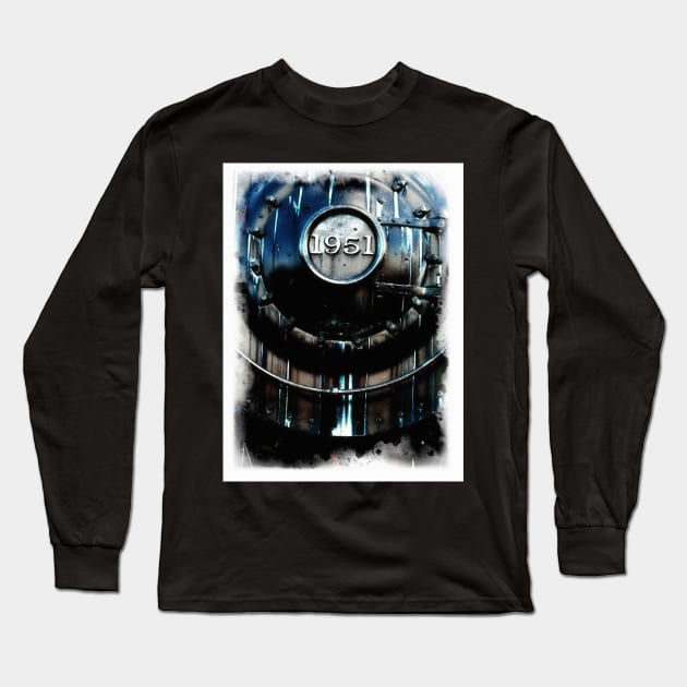 Locomotive 1951 Long Sleeve T-Shirt by JonHerrera